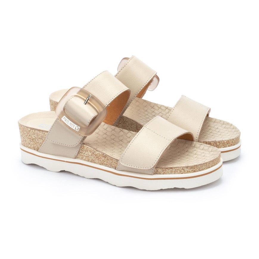 Women's Pikolinos MENORCA Sandals Beige | NZ ZQ78250